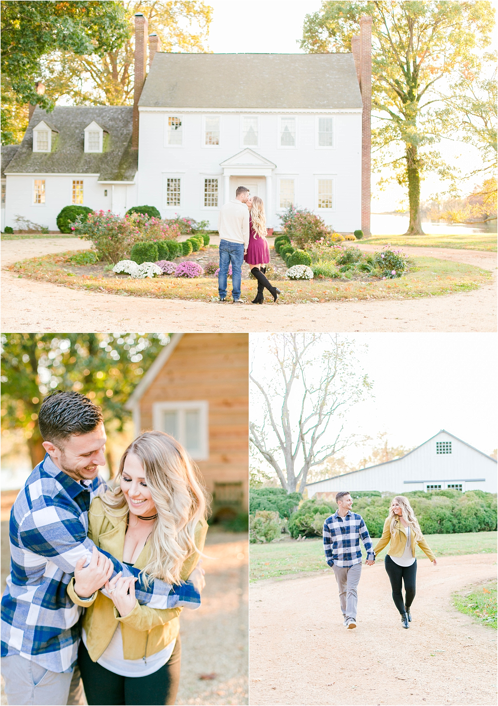Woodlawn Engagement Southern Maryland Fall