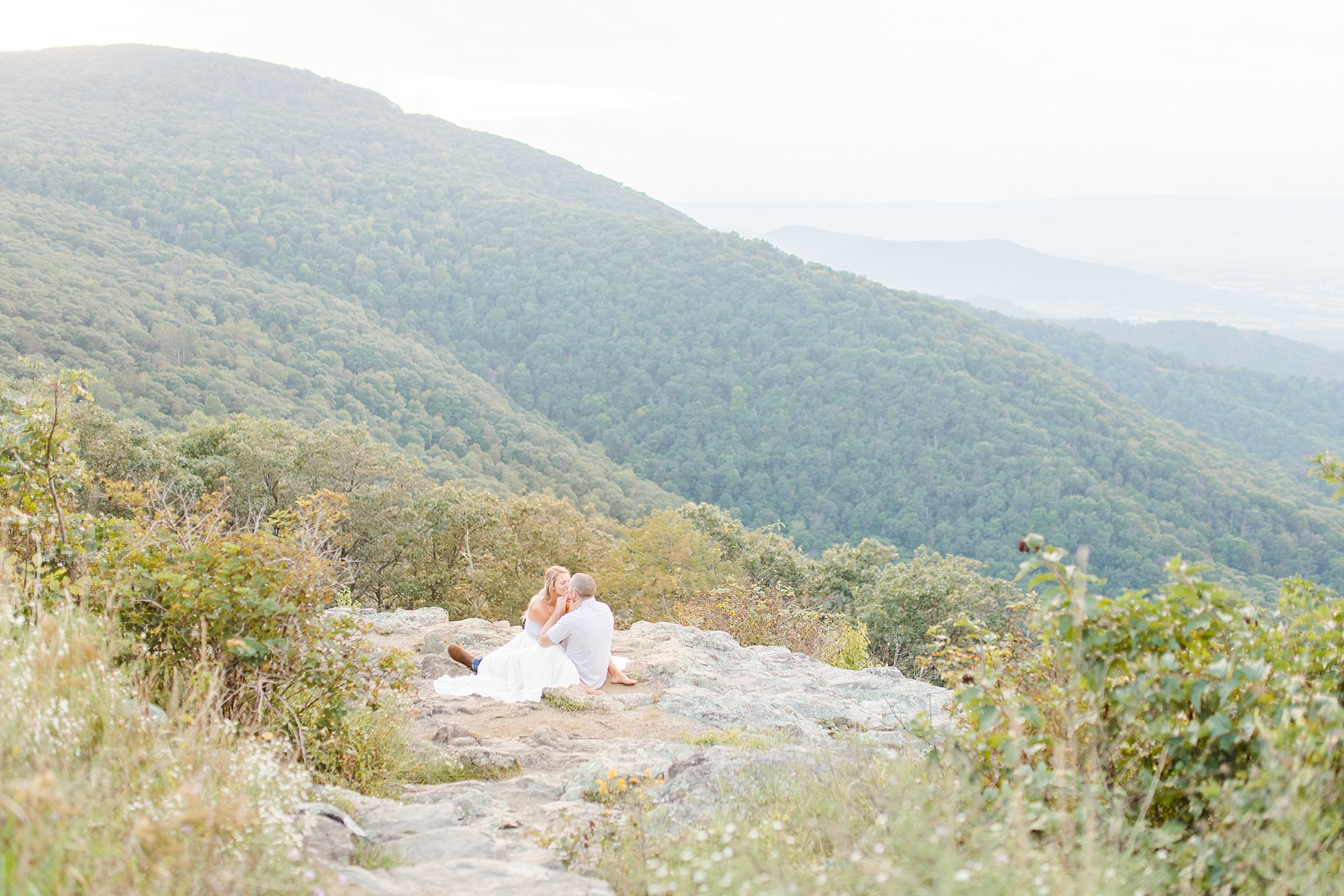 Charlottesville Mountain Engagement Session Skyline Drive