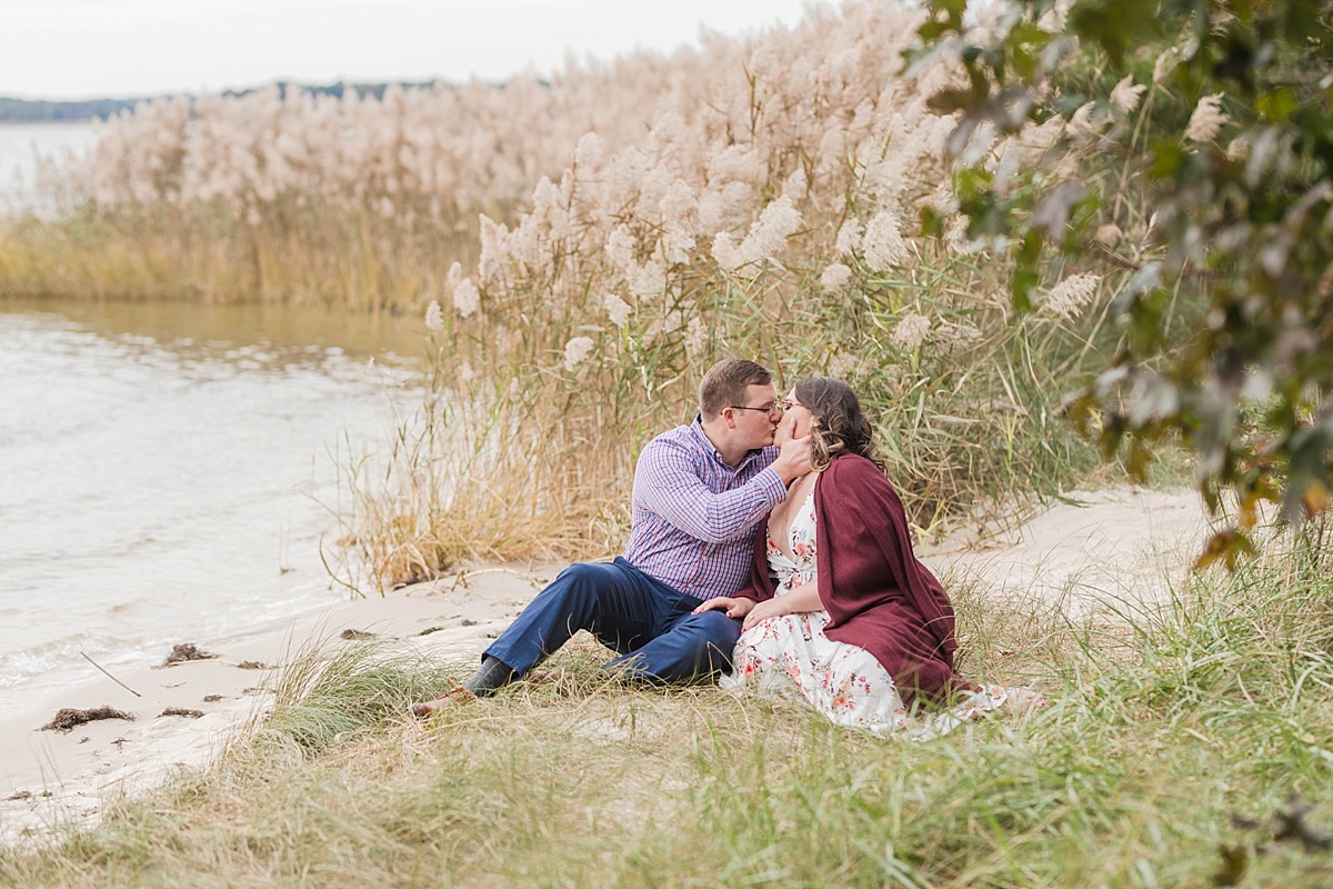 Beachy Fall Engagement Session