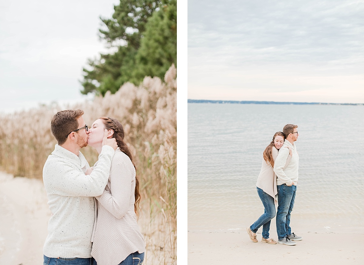 A Cozy Engagement on the Beach - Costola Photography