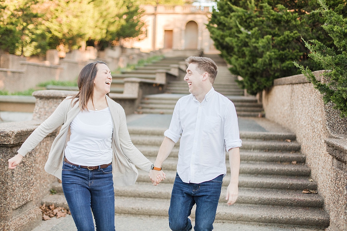 Meridian Hill Park Engagement Session Costola Photography