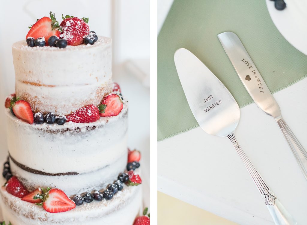 cake at flora corner farm photographed by costola photography