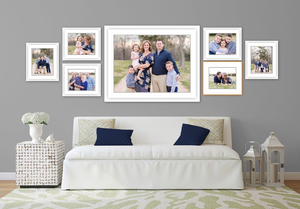 Family Session in Port Tobacco Maryland Wall Gallery Design