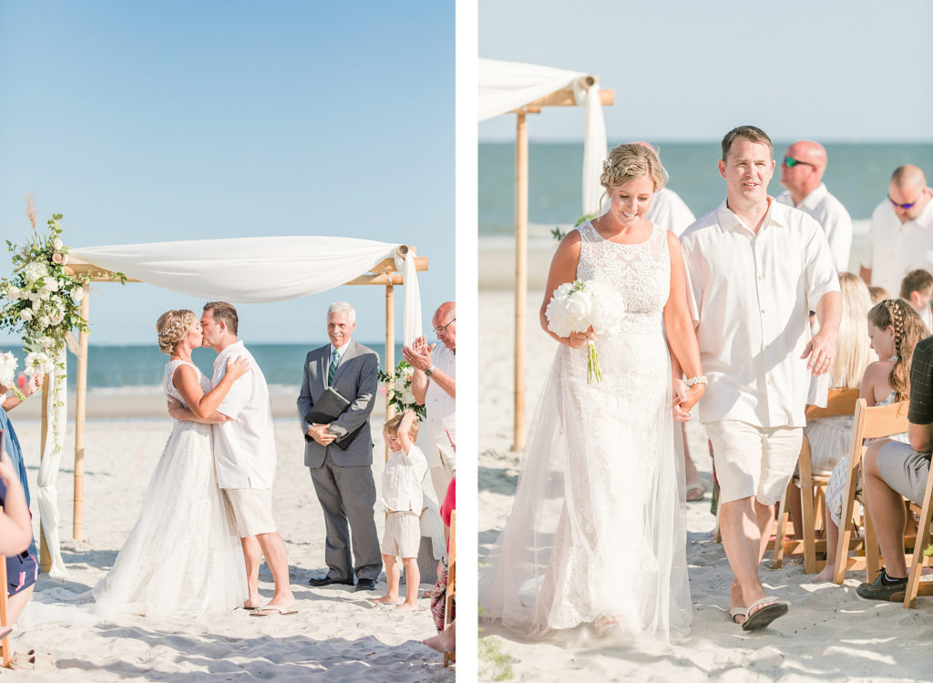 Ceremony for Wedding at the Beach House Resort by Costola photography