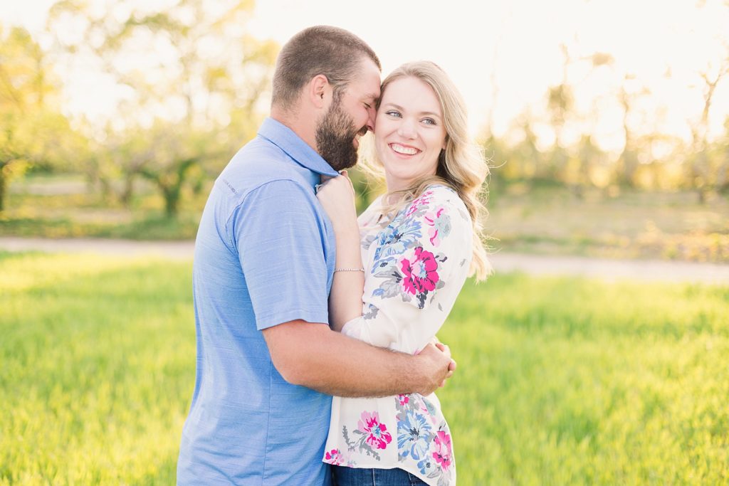 Engagement Session at Swann Farms in Owings Maryland 