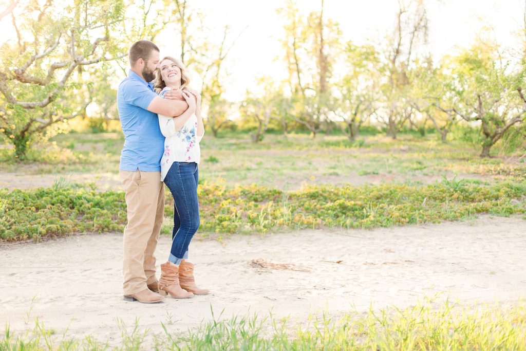 Engagement Session at Swann Farms in Owings Maryland 