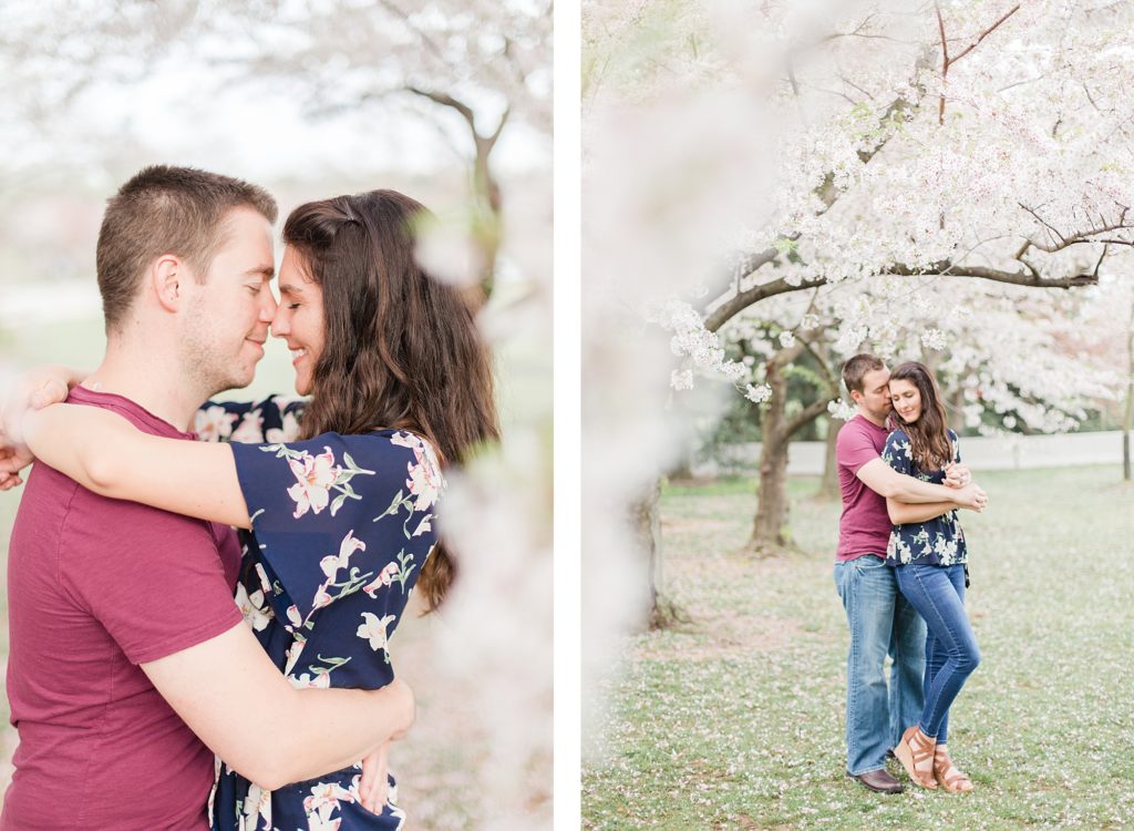 Engagement Session at The Cherry Blossoms 