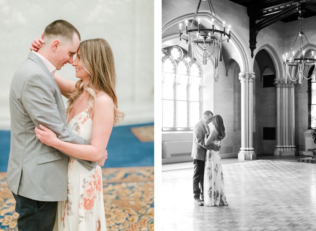 Engagement Session at The Grand Hotel In Baltimore Maryland