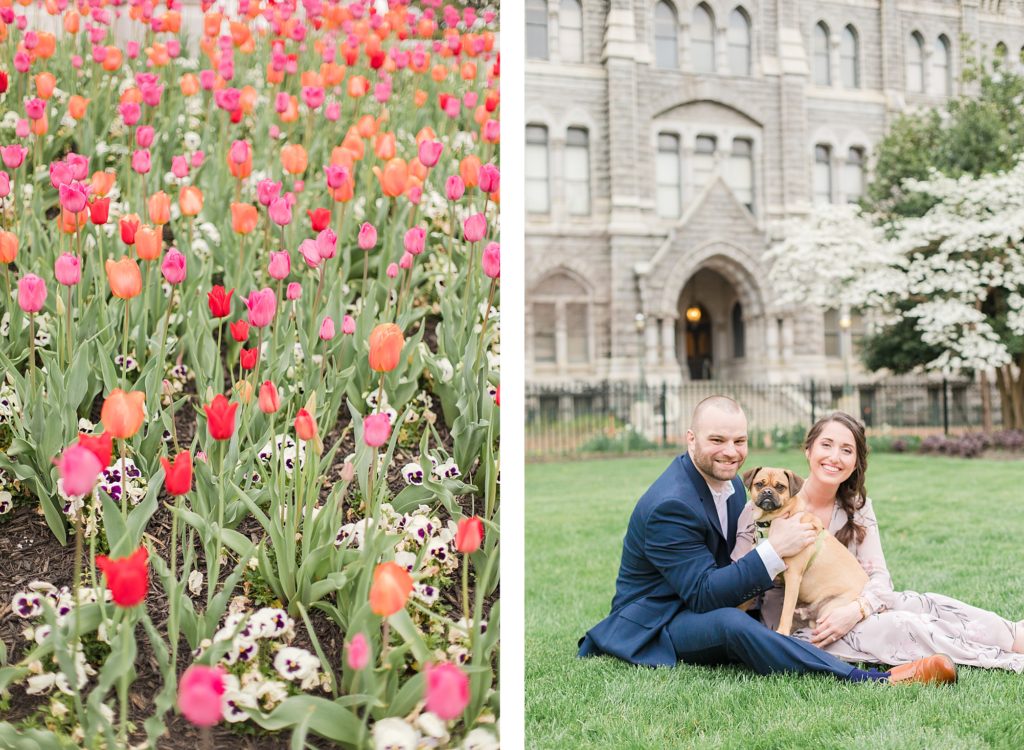 Virginia State Capitol Engagement Session in Downtown Richmond Virginia by Costola Photography