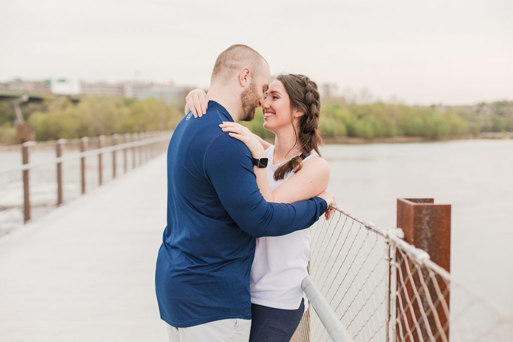Browns Island Engagement Session in Downtown Richmond Virginia by Costola Photography