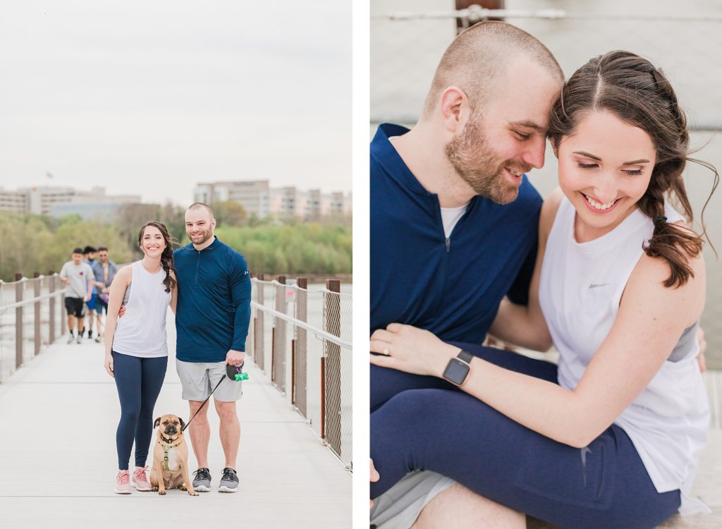 Browns Island Engagement Session in Downtown Richmond Virginia by Costola Photography