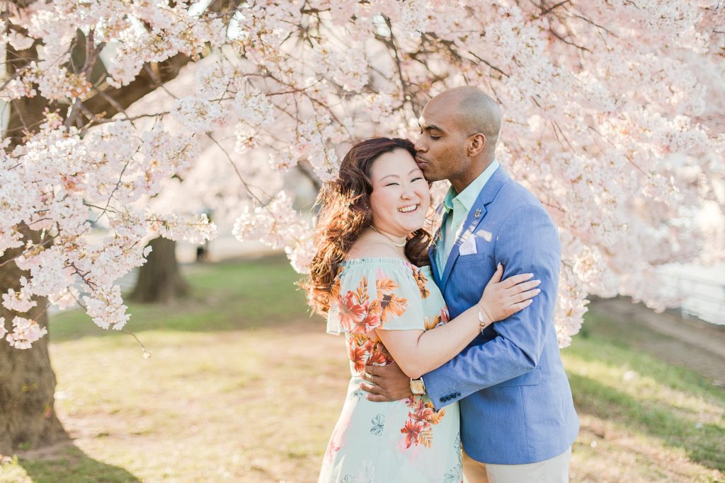 Washington D.C. Cherry Blossom Engagement Session by Washington D.C. Wedding Photographer Costola Photography