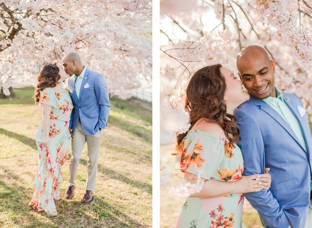Washington D.C. Cherry Blossom Engagement Session by Washington D.C. Wedding Photographer Costola Photography
