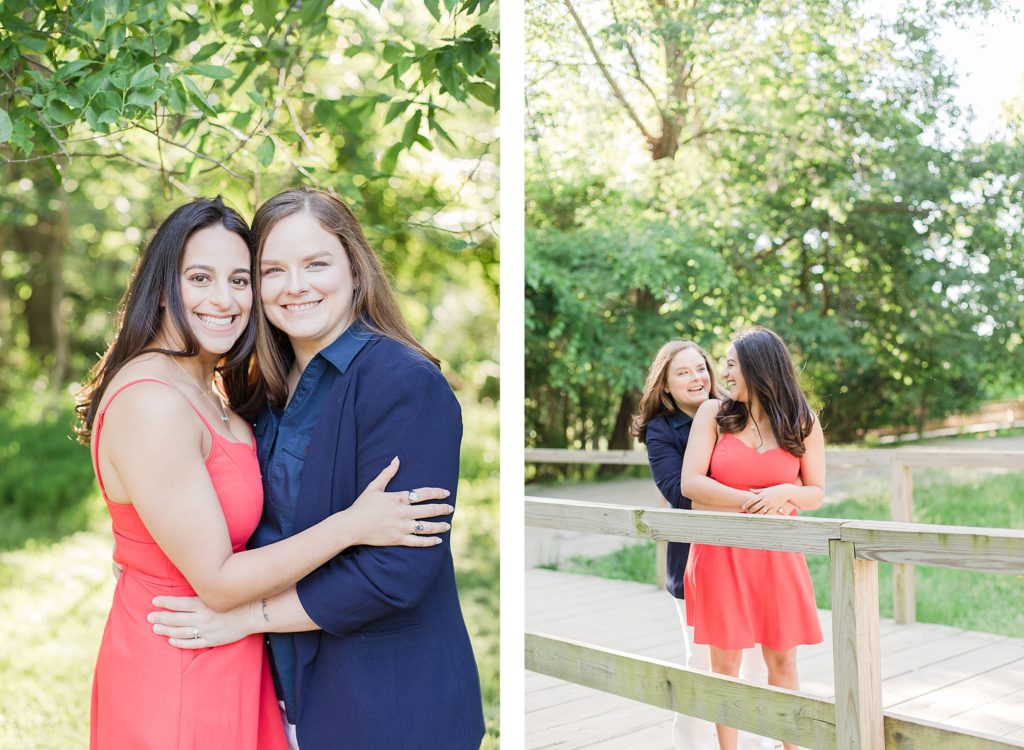 Same-sex Engagement Session at Great Falls Park by Costola Photography