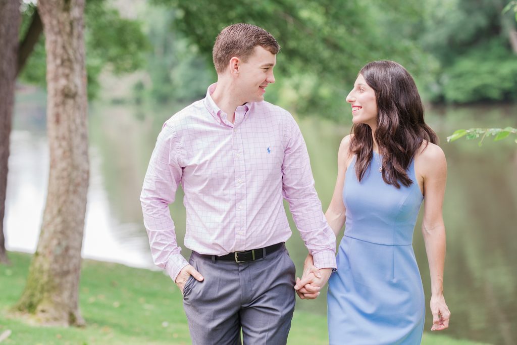 Couples Engagement Session at the University of Richmond by Costola Photography