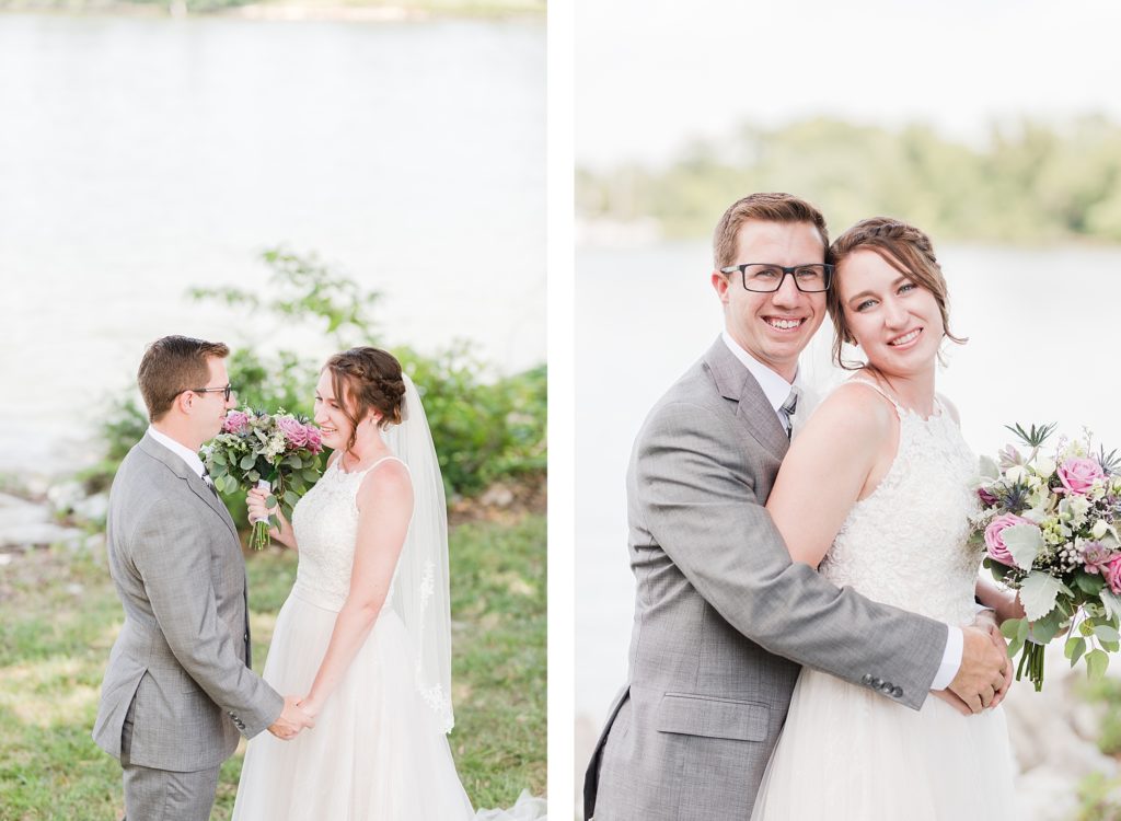 First Look at Summer Wedding in Southern Maryland by Costola Photography