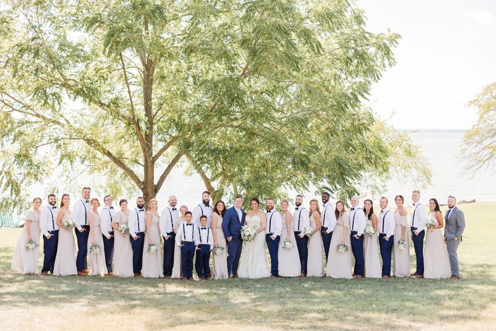 Wedding Party at Weatherly Farm photographed by Costola Photography
