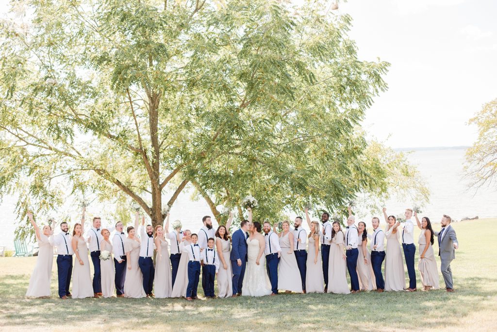 Wedding Party at Weatherly Farm photographed by Costola Photography
