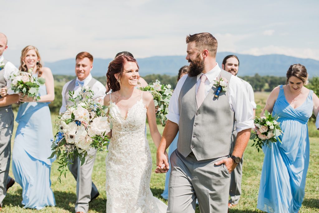 Bride and Groom at The Homeplace at Johnston Farm by Costola Photography