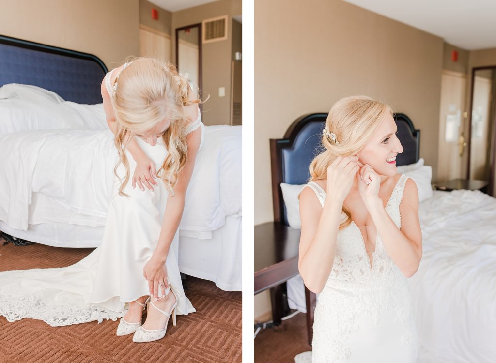 Bride Getting Ready at Bayfront Club Wedding by Costola Photography