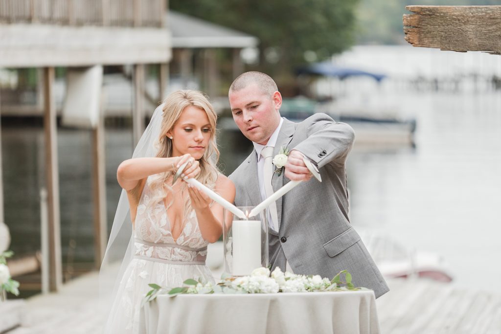 Southern Wedding on Lake Gaston by Costola Photography