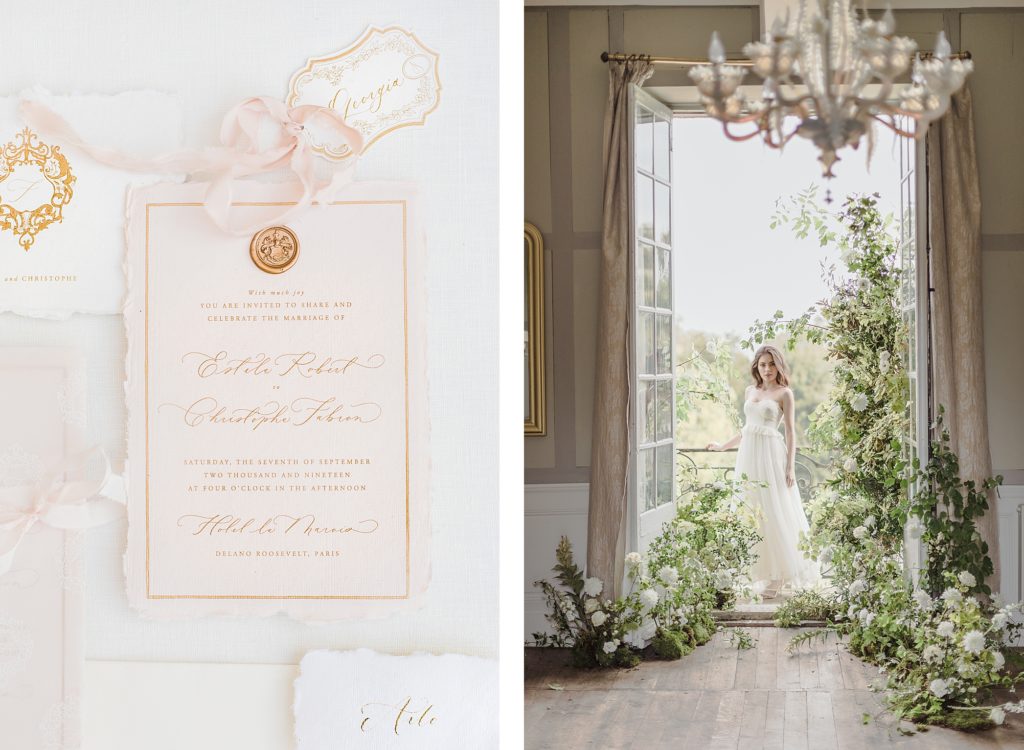 Invitation Suite for Champagne France by Destination Wedding Photographer Costola Photography
