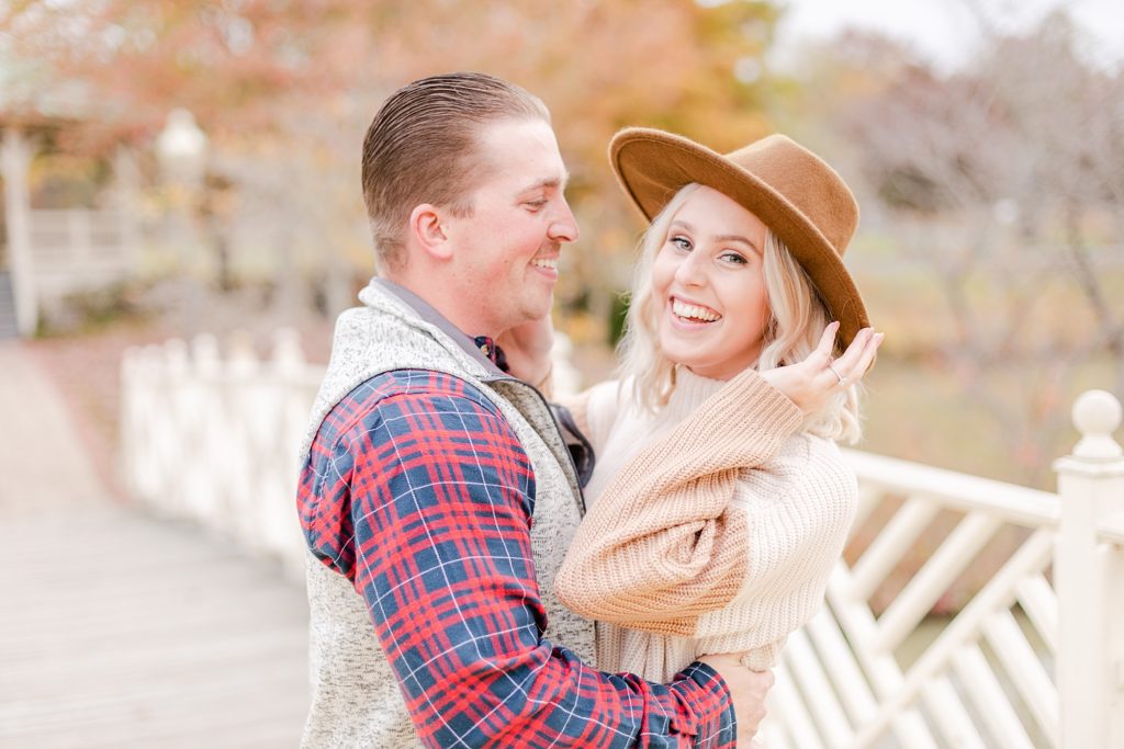 Fall Engagement at Quiet Waters Park by Costola Photography