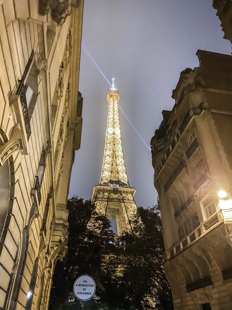 Eiffel Tower at Night by Costola Photography French France Wedding Photographers