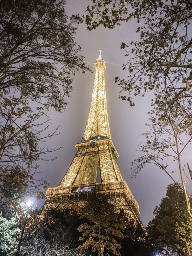 Eiffel Tower at Night by Costola Photography French France Wedding Photographers