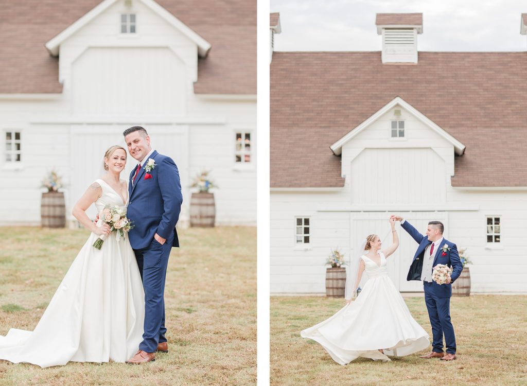 Bride and Groom at Sotterley Plantation Wedding in Southern Maryland by Costola Photography