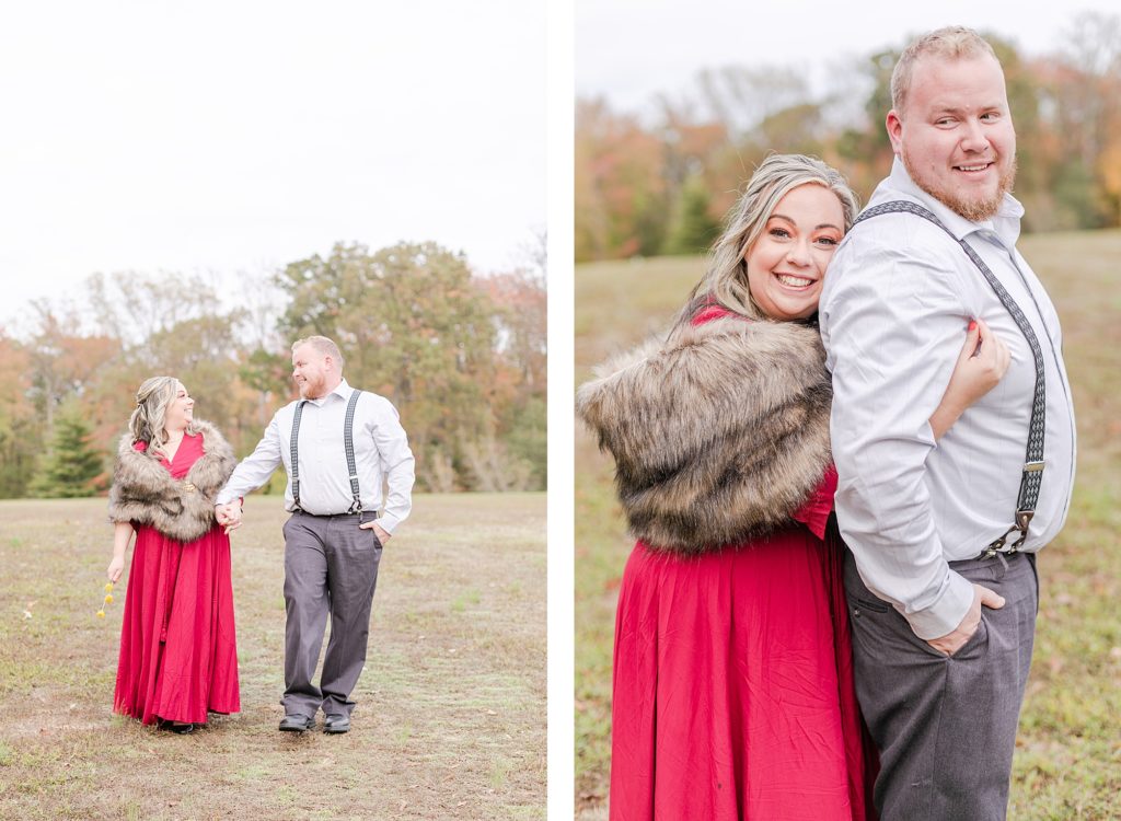 Vintage Engagement at Quiet Waters Park by Costola photography