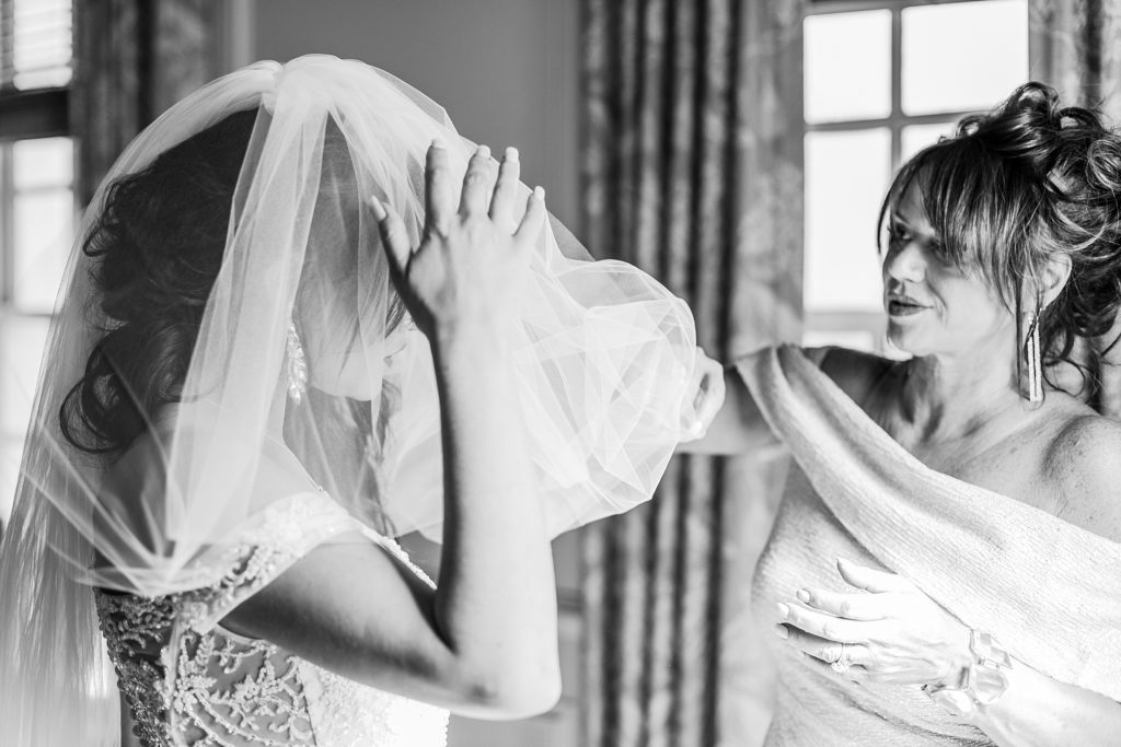 Bride gettin ready at The Great Marsh Estate photographed by Costola Photography