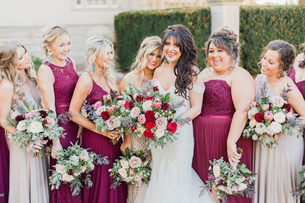 Bridal Party at The Great Marsh Estate photographed by Costola Photography