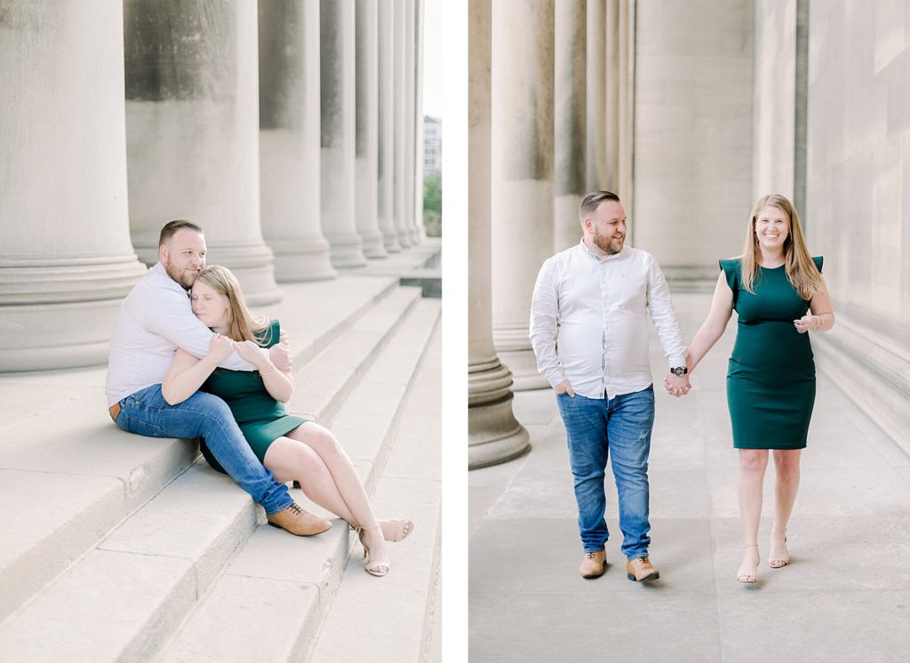 Engagement Session at Mellon Institute in Pittsburgh Pennsylvania by Costola Photography