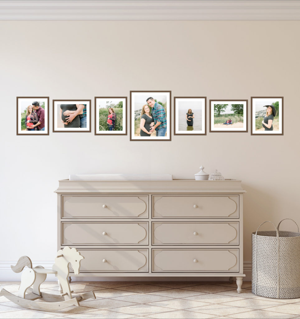 Gallery Wall By Family Photographer in Southern Maryland by Costola Photography
