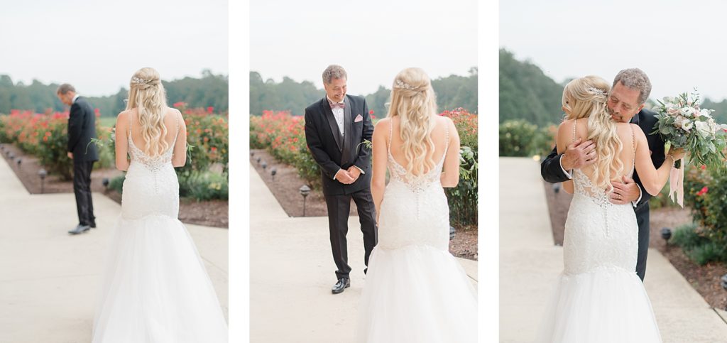 Father Daughter First Look by Costola Photography