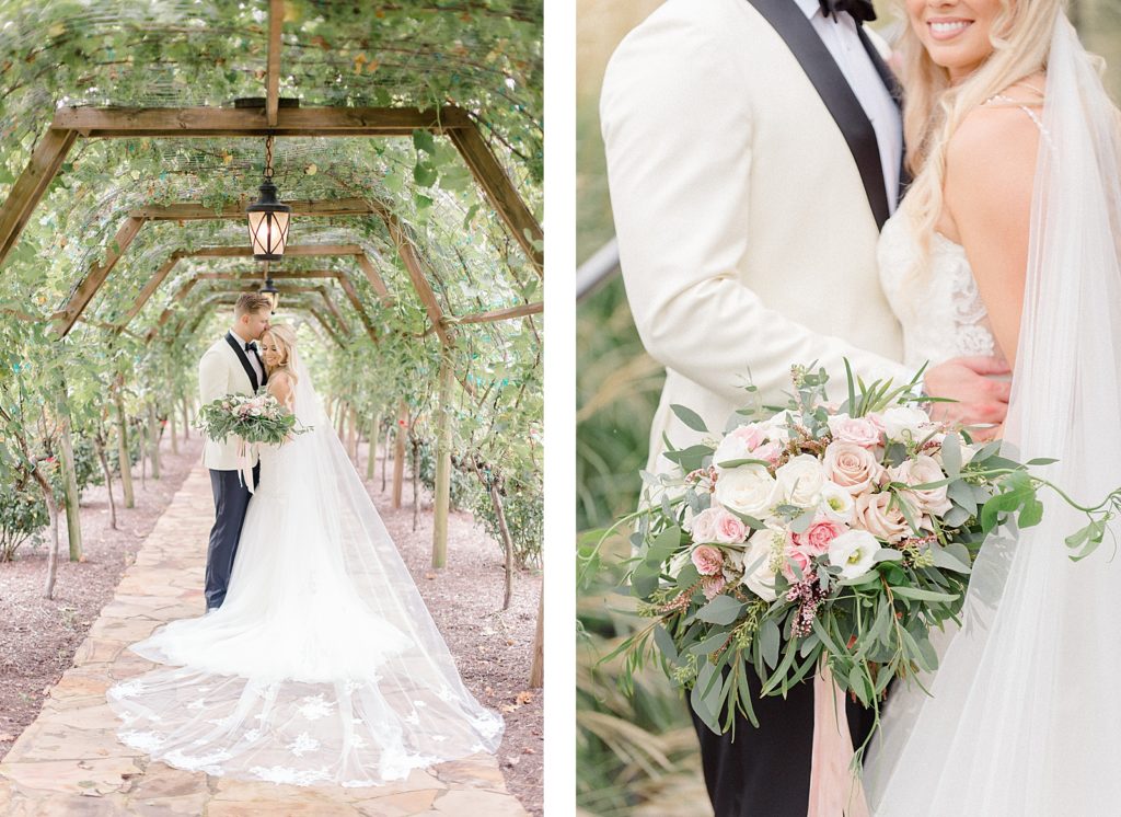 First Look under Vines by Costola Photography