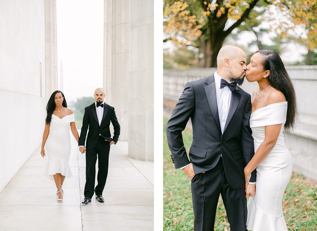Washington DC Anniversary Session at the Lincoln Memorial by Costola Photography