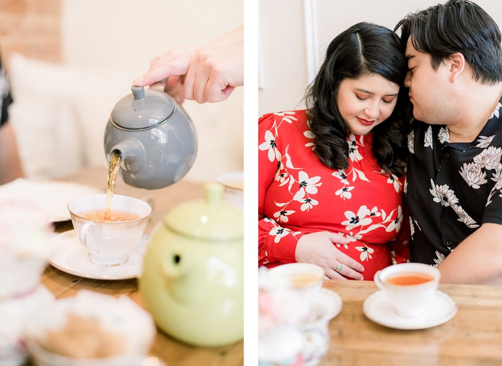 Maternity Session at Gateau Tea Room in Culpepper Virginia by Costola Photography